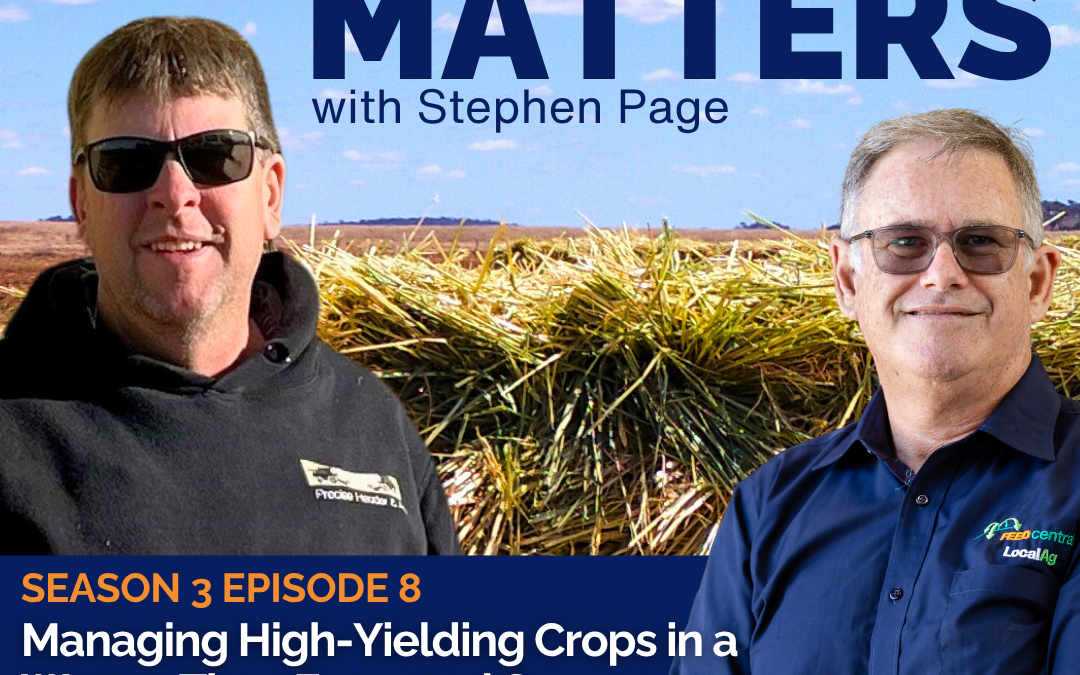 Managing High Yielding Crops in a wetter than expected season: with Victorian grower Josh Lanyon